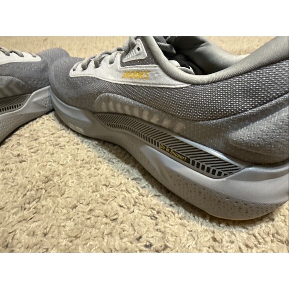Size 14 Brooks Adrenaline GTS 24 Alloy Gold Fusion NIB NEW men Running Gray main image 11